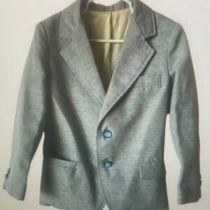Kids Grey Blazer Jacket